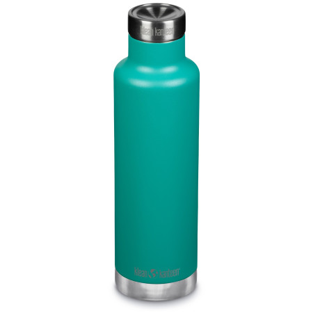 Edelstahl-Thermoflasche Klean Kanteen Insulated Classic Narrow 25oz (w/Pour Through Cap) türkis blue