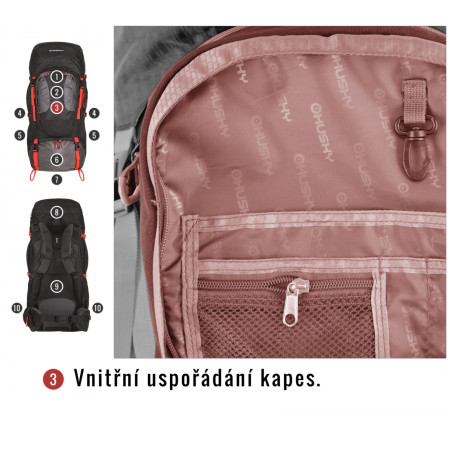 Rucksack Husky Samont 60+10 L