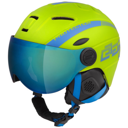 Kinder Skihelm Etape Rider Pro grün Lime/BlueMat