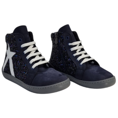 Kinder-Barfußschuhe beBare 3485SA Navy