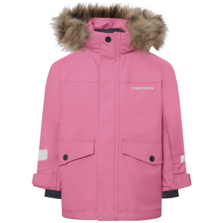 Kinder Winterjacke Didriksons Bjärven Kids Parka 5 Heather Pink rosa Heather Pink