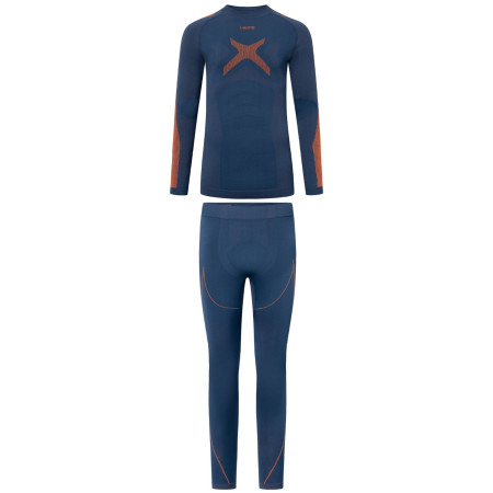 Herren-Funktionsset Viking Primeone Set dunkelblau navy/orange