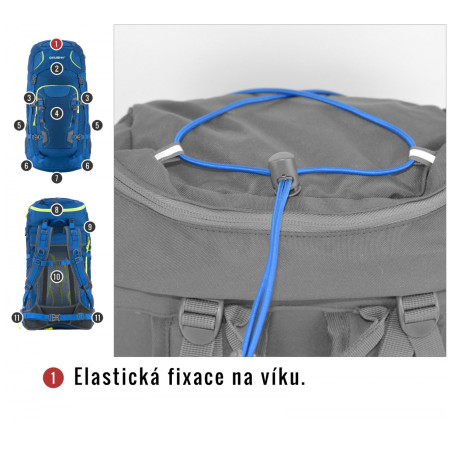 Rucksack Husky Sloper 45 L