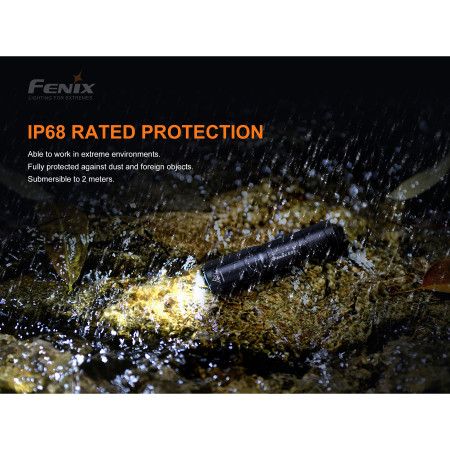 Taschenlampe Fenix E01 V2.0 black