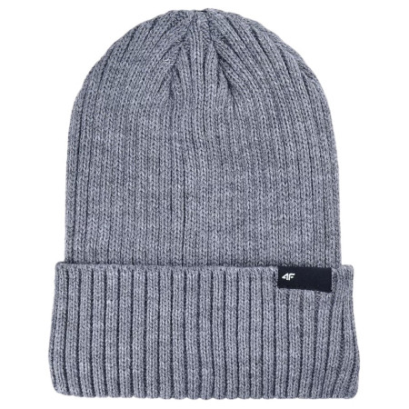 Wintermütze 4F Cap M470 grau MIDDLE GREY MELANGE