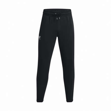Herren-Jogginghose Under Armour Essential Fleece Jogger schwarz Black/White