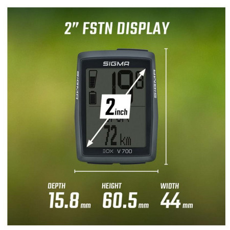 Fahrradcomputer Sigma EOX VIEW 700