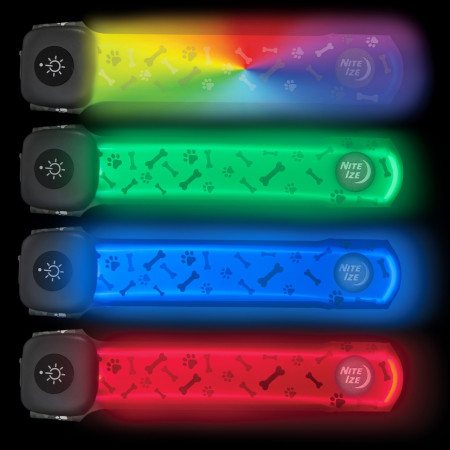 Leuchtendes Hundehalsband Nite Ize NiteDog® Rechargeable LED Collar Cover