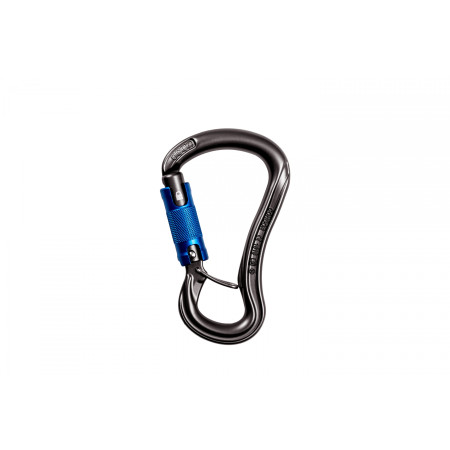 Karabiner Ocún Condor HMS Triple schwarz/blau Anthracite/Blue