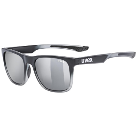 Sonnenbrille Uvex lgl 42 schwarz/silber Black Transparent/Mirror Silver (2916)