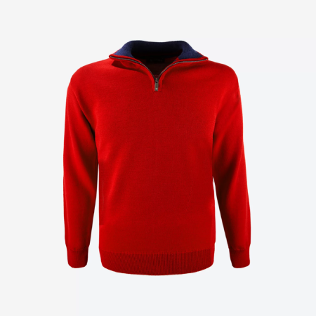 Herrenpullover Kama 4105 rot red