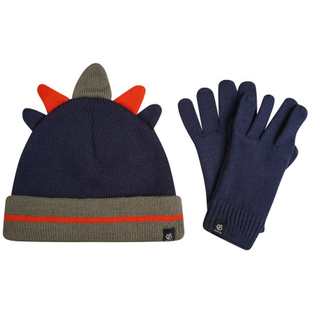 Kindermütze Dare 2b Brighten Hat & Glove blau/grün Agave Green/Moonlight Denim