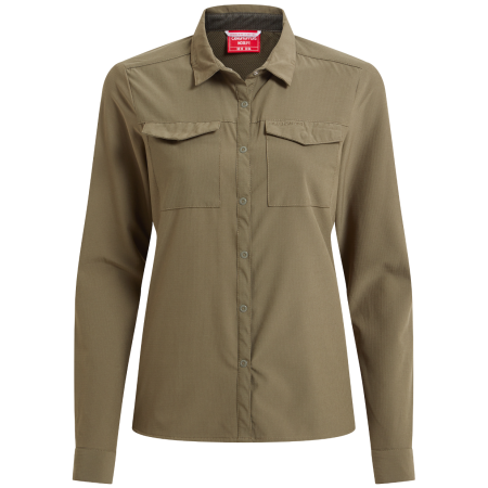 Hemd Craghoppers NosiLife Pro Long Sleeved Shirt III grün Wild Olive