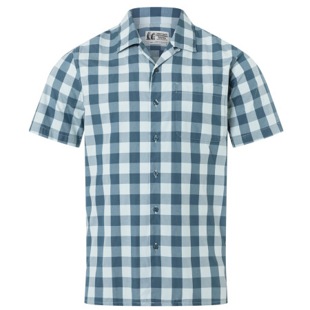 Herrenhemd Marmot Muir Camp Novelty SS 2023 blau/weiß Blue/Dusty Teal
