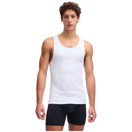 Herren Unterhemd Under Armour M UA Perf Cotton Tank-2pk weiß white