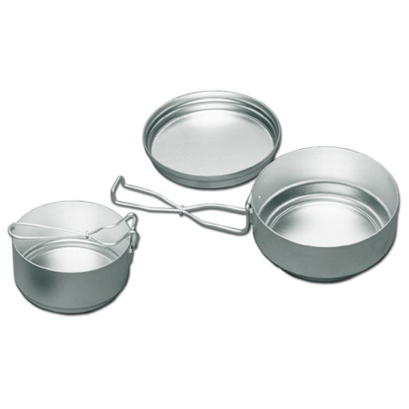 Essschale ALB forming Aluminium - dreiteilig silber Silver