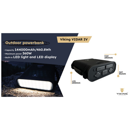 Outdoor-Powerbank Viking Technology Vidar IV