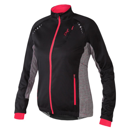 Damenjacke Etape bunda Futura WS schwarz Black/Granatina