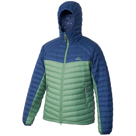 Herren-Winterjacke Warmpeace Minto blau Mint/Majolica Blue