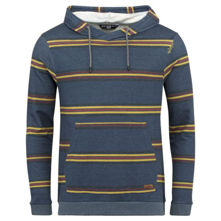 Herren-Sweatshirt Chillaz Interlaken blau/gelb Blue Stripes