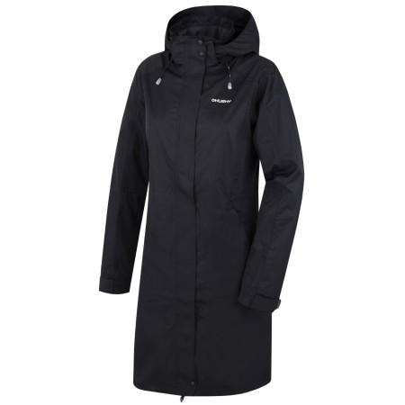 Damenmantel Husky Nut L schwarz Black