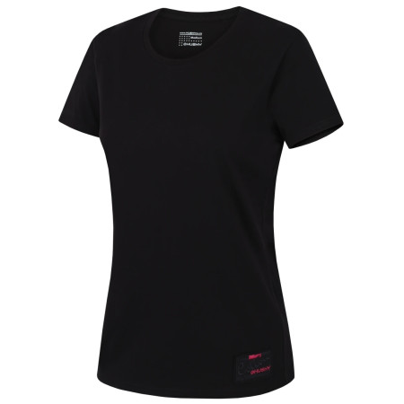 Damen-T-Shirt Husky Tee Base L schwarz Black