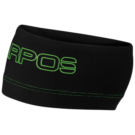 Stirnband Karpos Alagna Headband schwarz/grün Black Green Fluo