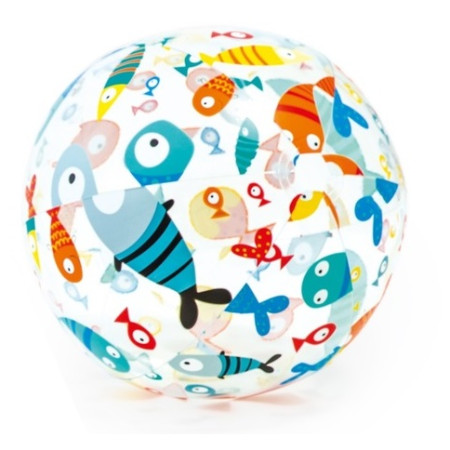 Aufblasbarer Ball Intex Lively Print Balls 59040NP blau/orange Fish