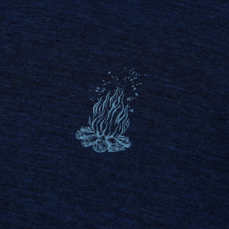 Herren-T-Shirt Zulu Merino Fire 160 Short Comfy