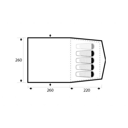 Familienzelt Trimm Arizona II