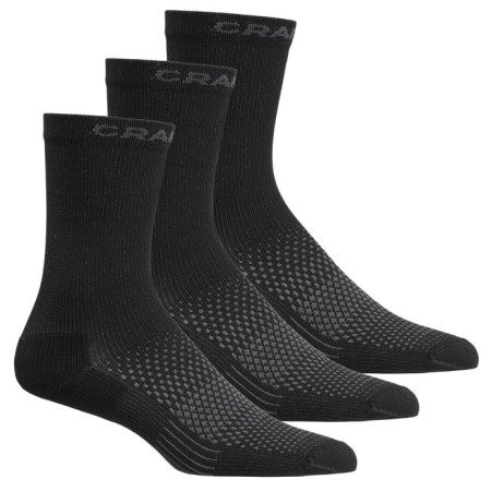 Socken-Set Craft CORE Dry High 3-pack schwarz Black