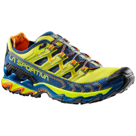 Herrenschuhe La Sportiva Ultra Raptor II gelb/blau Lime Punch/Storm Blue