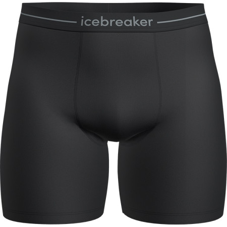 Herren-Boxershorts Icebreaker M Anatomica Long Boxers schwarz Black