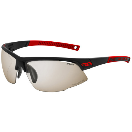 Sportbrille R2 Racer v3 schwarz/grau matný -černý