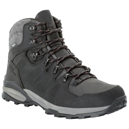 Wanderschuhe Jack Wolfskin Refugio Prime Texapore Mid M schwarz phantom