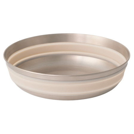 Faltbare Schüssel Sea to Summit Detour Stainless Steel Collapsible Bowl L beige Moonstruck Grey