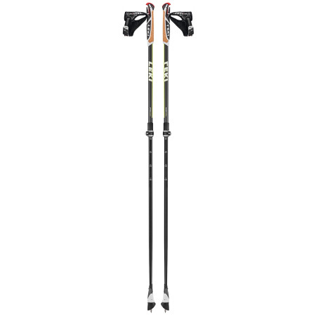 Nordic Walking Stöcke Leki Smart Supreme gelb DarkanthraciteNeonyellowWhite