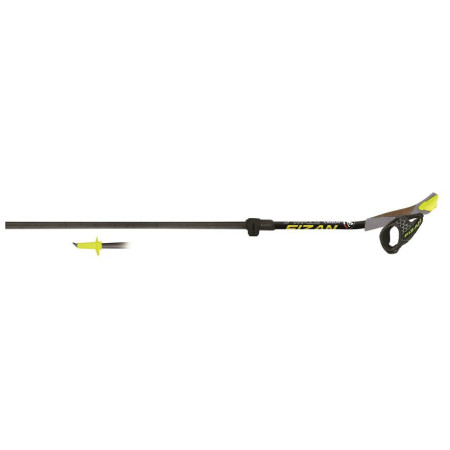 Nordic Walking Stöcke Fizan Carbon Pro Impulse 2023 schwarz/grün