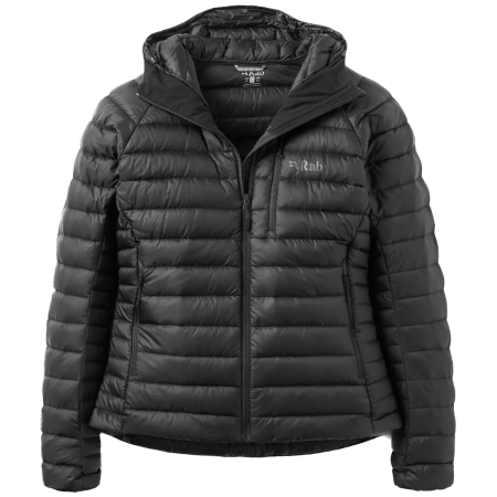 Damenjacke Rab Microlight Alpine Down Hoody schwarz