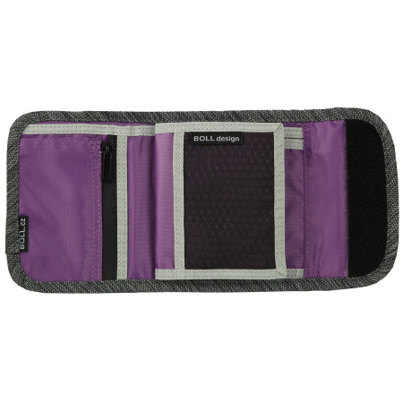 Geldbeutel Boll Deluxe Wallet grau/lila Salt/Pepper/Lilac