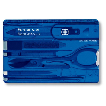 Multifunktionskarte Victorinox SwissCard Classic blau