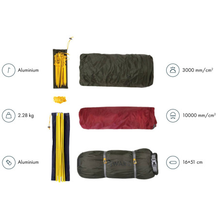 Ultraleichtes Zelt Warg Elite 2