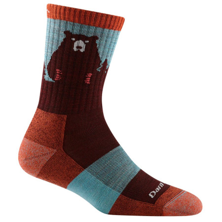 Damensocken Darn Tough Bear Town Micro Crew Lightweight With Cushion