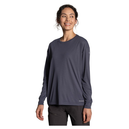 Damen-T-Shirt Craghoppers NosiLife SolarShield+ Long Sleeved T-Shirt