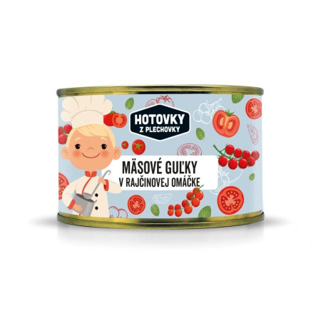 Nahrung Hauptspeise Hotovky z plechovky Fleischbällchen in Tomatensoße 400 g