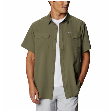 Herrenhemd Columbia Utilizer™ II Solid Short Sleeve Shirt dunkelgrün Stone Green