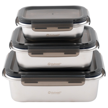 Lebensmittelbox Outwell Camper Food Box Set grau