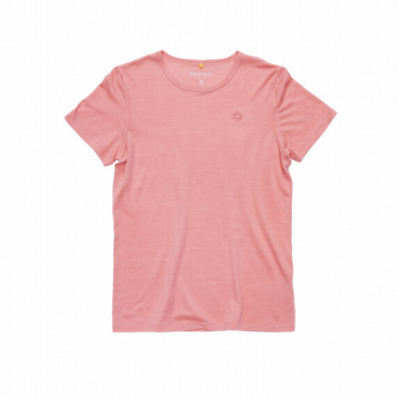 Damen-T-Shirt Devold Active Tee Wmn hellrosa APRICOT