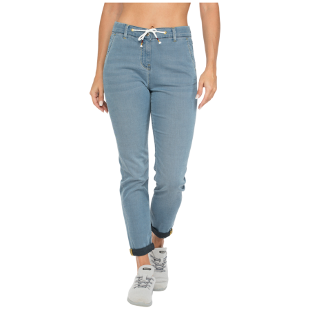 Damenhose Chillaz Summer Splash blau/weiß Denim Blue