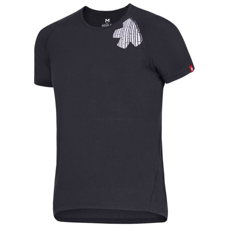 Herren-T-Shirt Ocún Bamboo T Blossom Men grau Dark Grey India Ink